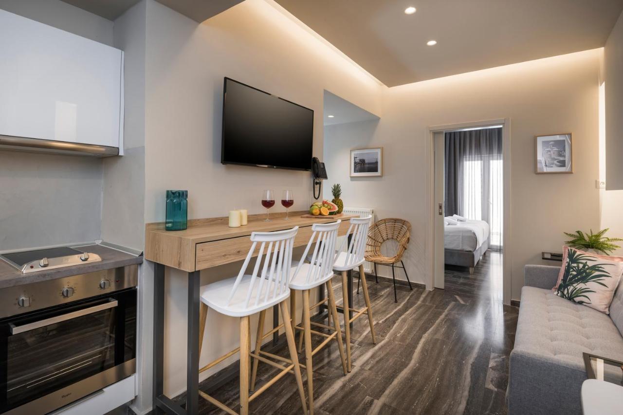 Sun Ray Luxury Apartments Agia Marina  Bagian luar foto